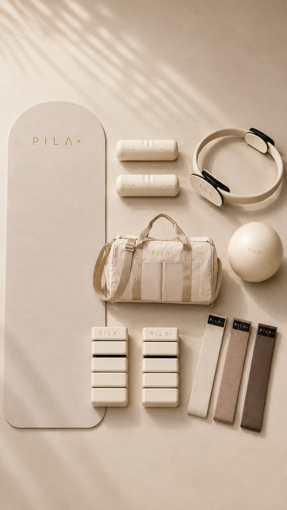 PILASTAR Essential Pilates Set für Damen mit Pilates Matte und Fitness Zubehör