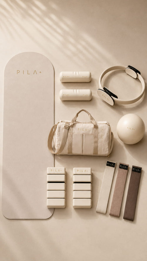 PILASTAR Essential Pilates Set für Damen mit Pilates Matte und Fitness Zubehör