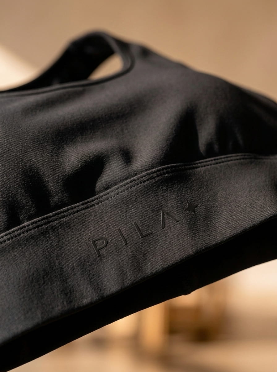 PILASTAR Sculpt Sport-BH (Schwarz) - Vorderseite