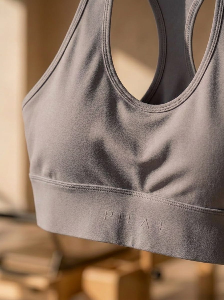 PILASTAR Sculpt Sport-BH (lunar sand) - Vorderseite